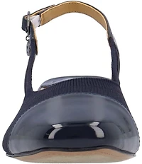 J. Renee Givora Stretch Knit Slingback Pumps