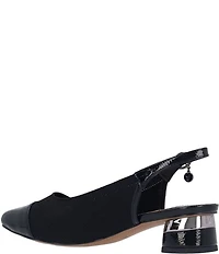 J. Renee Givora Stretch Knit Slingback Pumps