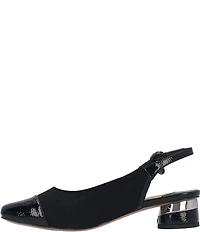 J. Renee Givora Stretch Knit Slingback Pumps