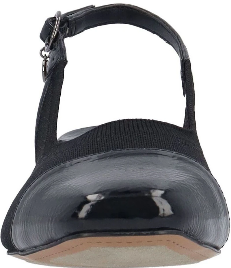 J. Renee Givora Stretch Knit Slingback Pumps