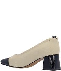 J. Renee Javelle Stretch Knit Cap Toe Pumps