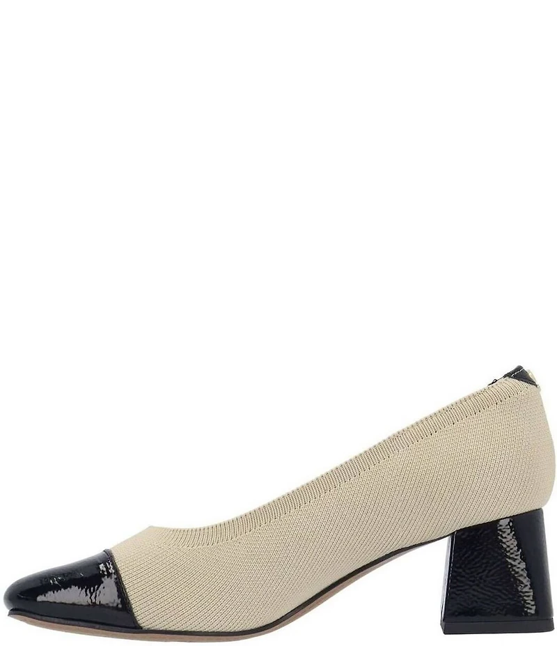 J. Renee Javelle Stretch Knit Cap Toe Pumps