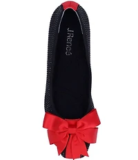 J. Renee Jollee Rhinestone Embellished Bow Detail Holiday Pumps