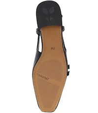 J. Renee Jovana Patent Slingback Buckled Mary Jane Pumps