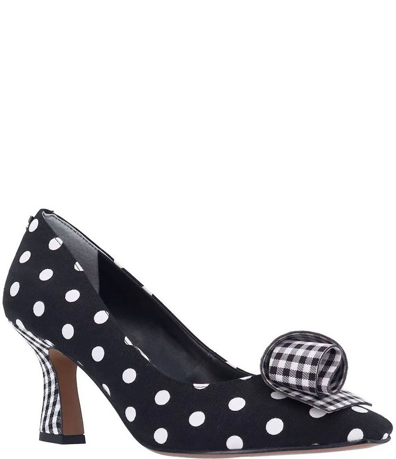 J. Renee Karali Polka Dot Pumps