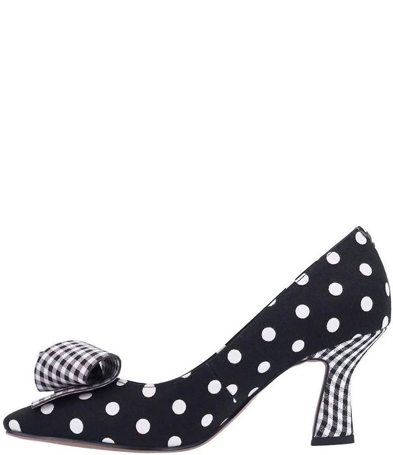 J. Renee Karali Polka Dot Pumps