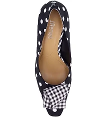 J. Renee Karali Polka Dot Pumps