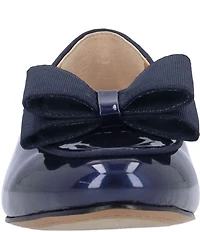 J. Renee Kori Patent Grosgrain Bow Pumps