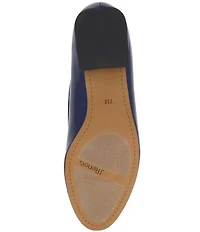 J. Renee Kori Patent Grosgrain Bow Pumps