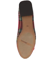 J. Renee Kori Plaid Grosgrain Bow Pumps