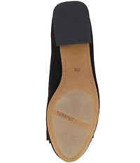 J. Renee Kori Sueded Fabric Leopard Print Calf Hair Bow Pumps