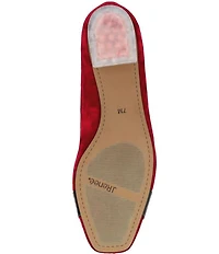J. Renee Kreengle Velvet Rhinestone Buckle Ornament Strap Holiday Pumps
