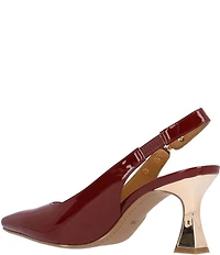 J. Renee Krissa Patent Chain Slingback Dress Pumps