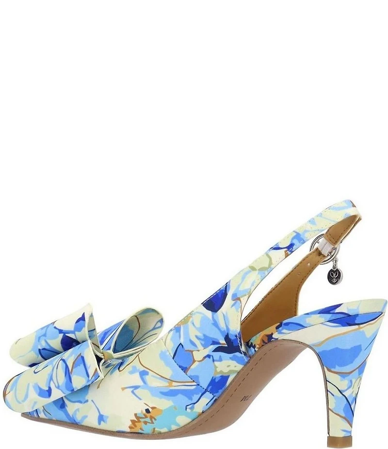 J. Renee Lysara Bow Slingback Pumps