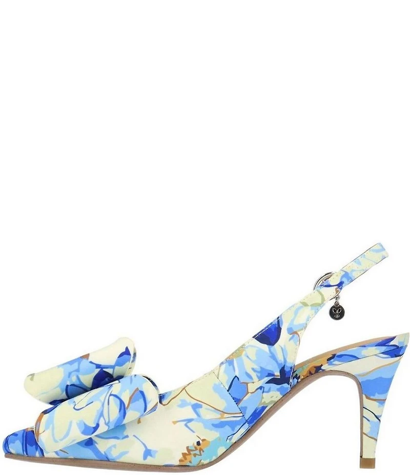 J. Renee Lysara Bow Slingback Pumps