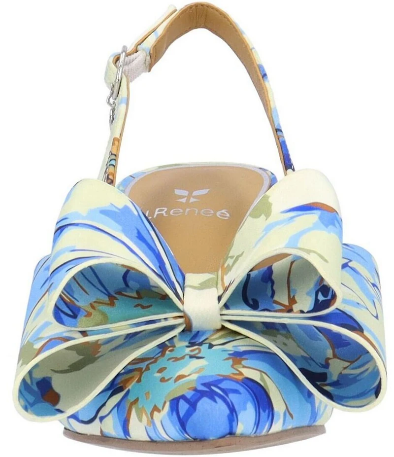 J. Renee Lysara Bow Slingback Pumps