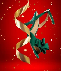 J. Renee Nishia Satin Bow Ankle Strap Dress Sandals