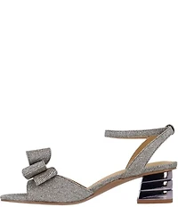 J. Renee Novela Shimmer Bow Dress Sandals