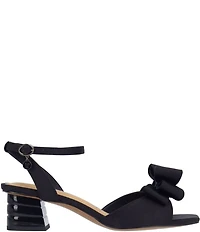 J. Renee Novela Satin Bow Dress Sandals