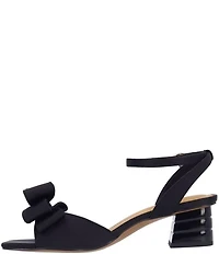 J. Renee Novela Satin Bow Dress Sandals