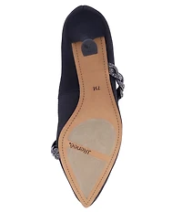 J. Renee Nyomee Satin Embellished Braid Dress Pumps