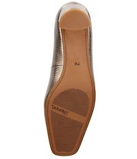 J. Renee Olivienne Metallic Lizard Print Embossed Patent Pumps