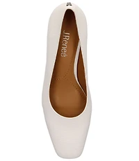 J. Renee Olivienne Patent Lizard Embossed Pumps