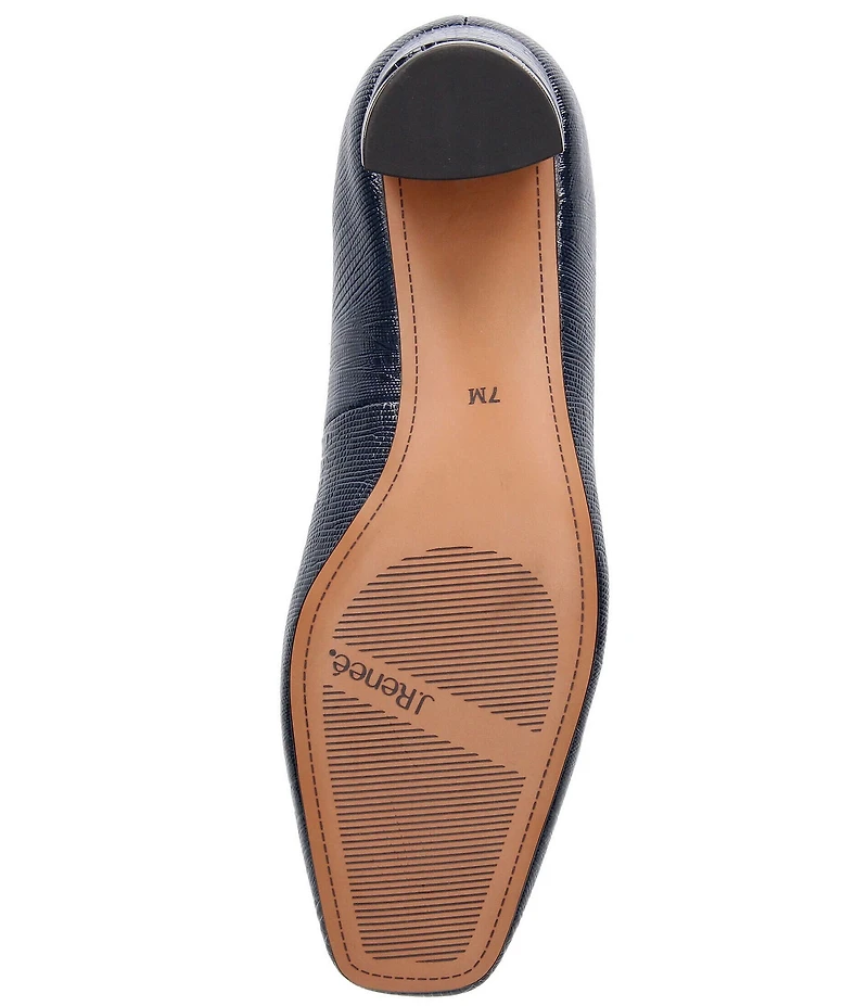 J. Renee Olivienne Patent Lizard Embossed Pumps
