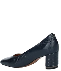 J. Renee Olivienne Patent Lizard Embossed Pumps