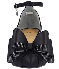 J. Renee Pammie Satin Ankle Strap Bow Pumps