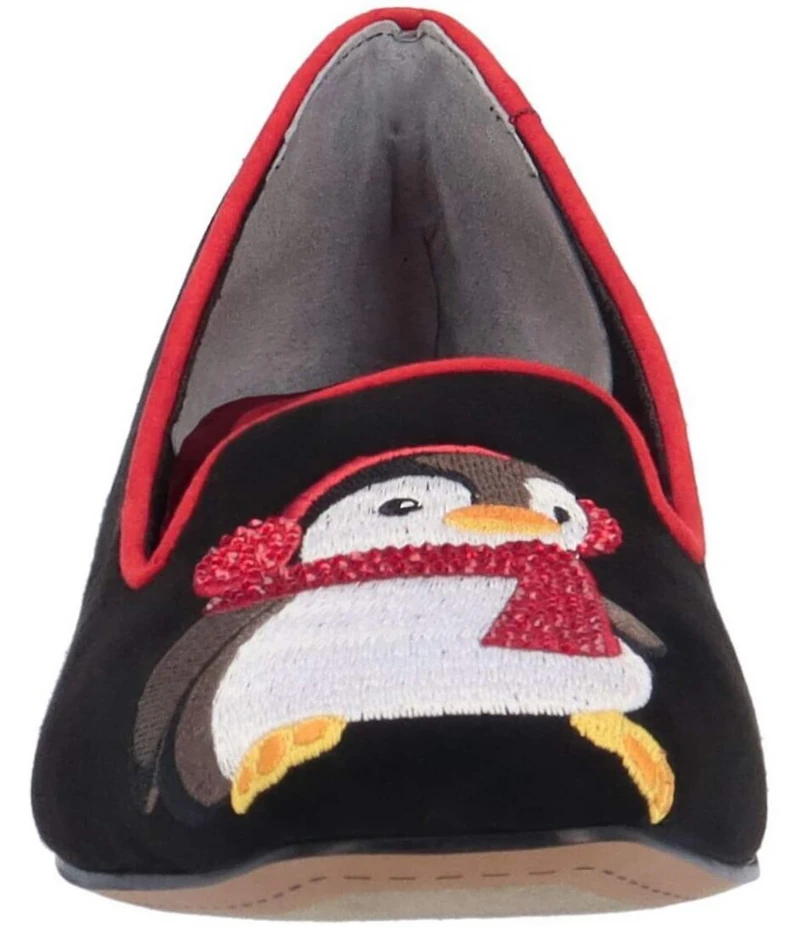 J. Renee Pingwen Embroidered Penguin Pumps