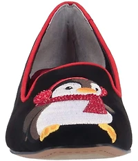 J. Renee Pingwen Embroidered Penguin Pumps