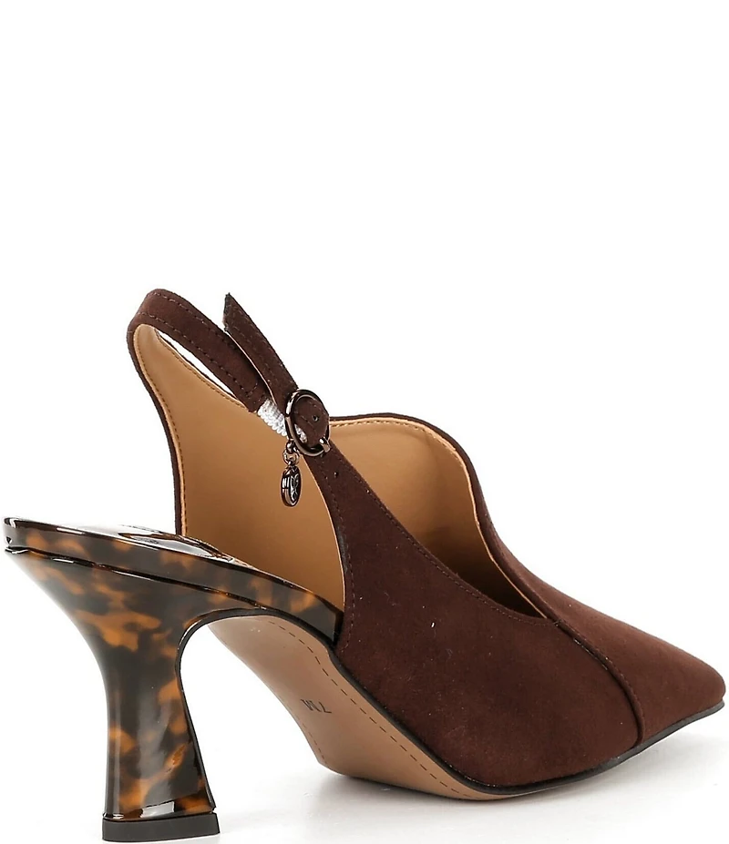 J. Renee Prissy Tortoise Print Slingback Shooties