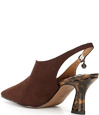 J. Renee Prissy Tortoise Print Slingback Shooties