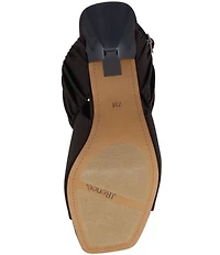 J. Renee Reeta Satin Pleated Strap Slingback Dress Sandals