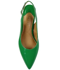 J. Renee Shayanne Patent Slingback Pumps
