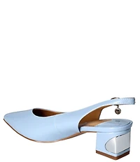 J. Renee Shayanne Patent Slingback Pumps