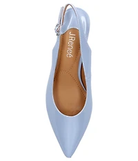 J. Renee Shayanne Patent Slingback Pumps