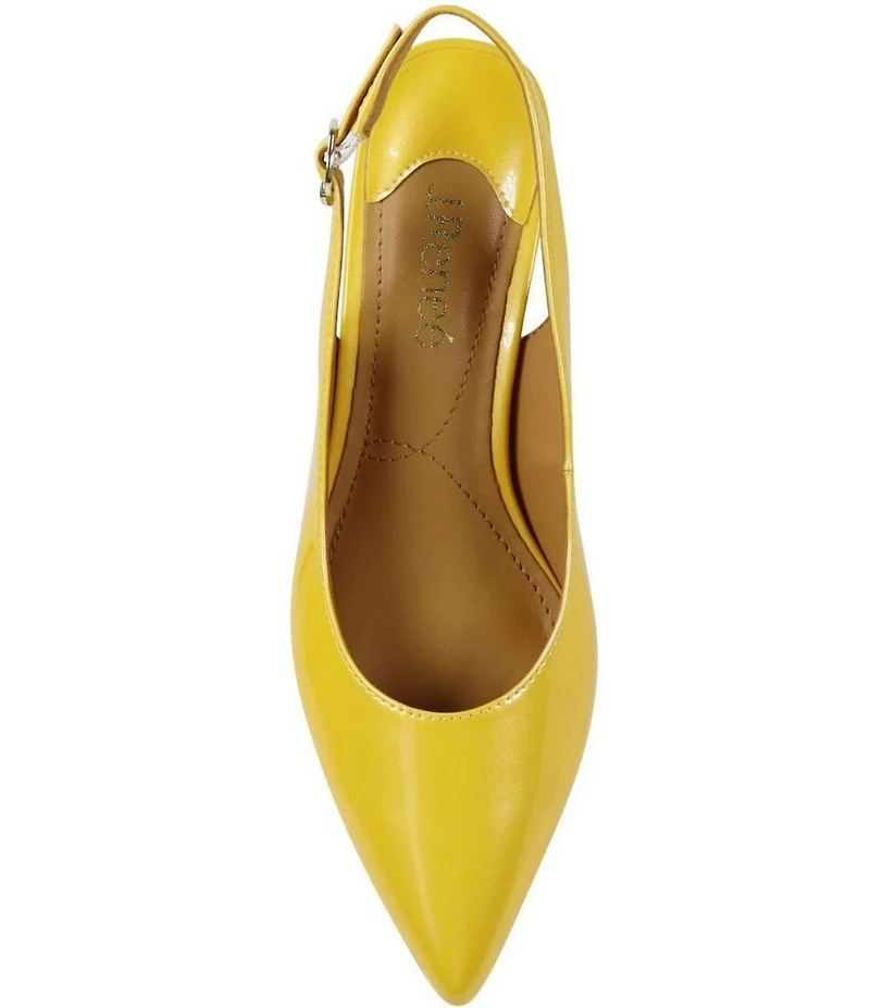J. Renee Shayanne Patent Slingback Pumps