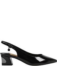 J. Renee Shayanne Patent Slingback Pumps