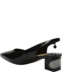 J. Renee Shayanne Patent Slingback Pumps