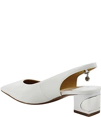 J. Renee Shayanne Patent Slingback Pumps