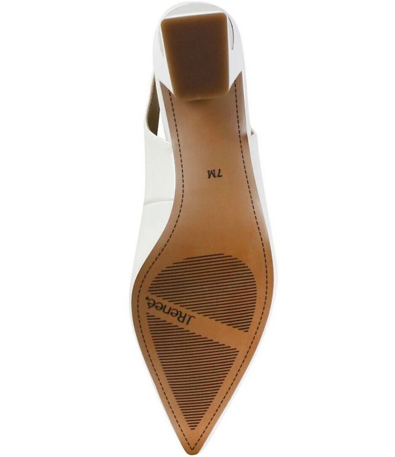 J. Renee Shayanne Patent Slingback Pumps