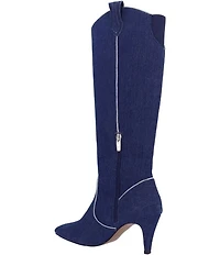 J. Renee Siera Denim Western Inspired Boots