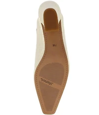 J. Renee Stasia Croco Embossed Patent Sling Back Pumps