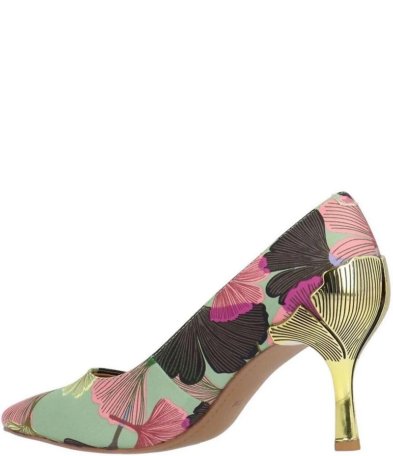 J. Renee Tacy Floral Print Pumps