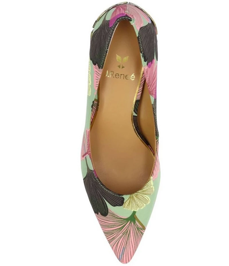 J. Renee Tacy Floral Print Pumps