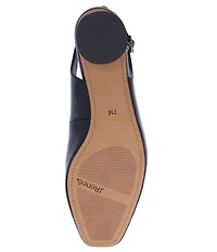 J. Renee Taveta Patent Slingback Pumps