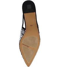 J. Renee Tressa Rhinestone Mesh Slingback Kitten Heel Dress Pumps