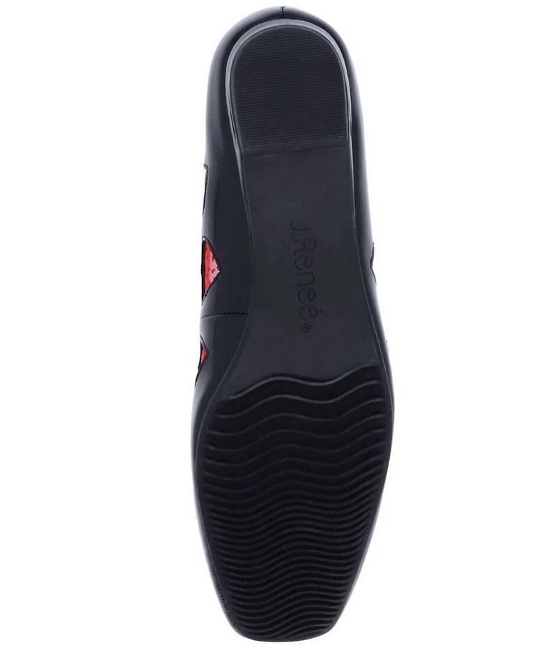 J. Renee Truelove Heart Patent Mesh Heart Flats